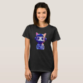 T-shirt Cyberpunk Cat 7 (Devant entier)