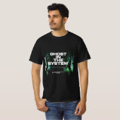 T-shirt Cyberpunk Glitch | Vert Néon (Devant entier)