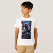 T-Shirt Cyberpunk Ninja Warrior (Devant entier)