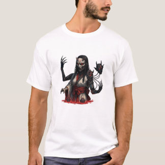 T-shirt Cyberpunk Oni Girl – Robotic Limbs