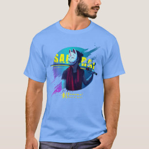 T-shirt Cyberpunk Samurai Girl Japonaise Samurai Bushido S