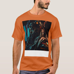 T-shirt Cyberpunk Samurai Warrior A I Généré Artifi Art