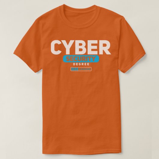 T-shirt Cybersécurité Cybersécurité Diplôme de Cybersécuri (Design devant)
