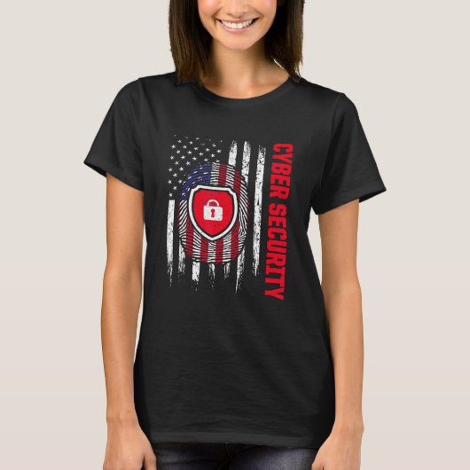 T-shirt Cybersécurité IT Analyst Certified Tech Security 1 (Devant)