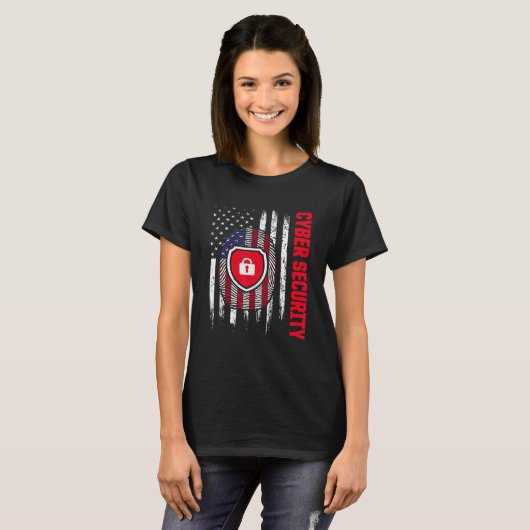 T-shirt Cybersécurité IT Analyst Certified Tech Security 1 (Devant entier)
