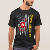T-shirt Cybersécurité IT Analyst Certified Tech Security 3 (Devant)