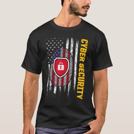 T-shirt Cybersécurité IT Analyst Certified Tech Security 3 (Devant)