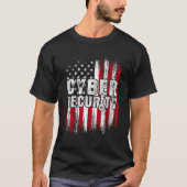 T-shirt Cybersécurité IT Analyst Educating Certified Tech  (Devant)