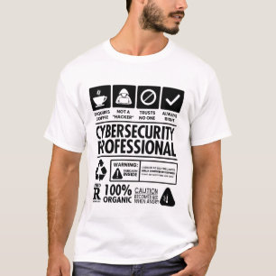 T-shirt Cybersécurité Network Engineer Analyst Cyber