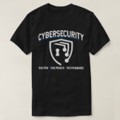 T-shirt Cybersécurité Peu Fiers Paranoïa Sécurisé Internet (Design devant)