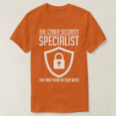 T-shirt Cybersécurité Sécurité informatique Cybersécurité (Design devant)