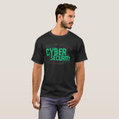 T-shirt Cybersécurité Word Cloud Hacker Codeurs d'ordinate (Devant entier)