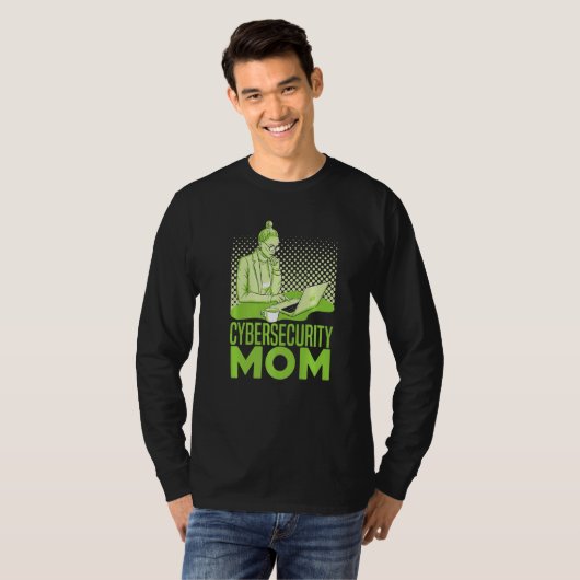 T-shirt Cybersecurity Mom Software Engineer Programming C (Devant entier)