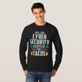 T-shirt Cybersecurity  Taco Computer Professional Engineer (Devant entier)