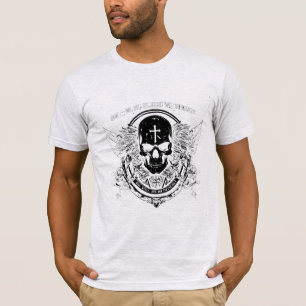T-shirt Cybersquelette futuriste