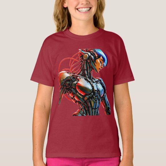 T-shirt Cyborg AI (Devant)