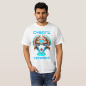 T-shirt Cyborg Genesis : L'Éveil (Devant entier)