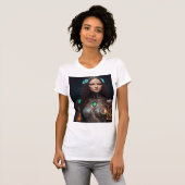 T-shirt Cyborg Mona moderne (Devant entier)