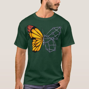 T-shirt Cyborg Monarch Papillon Cyber esthétique