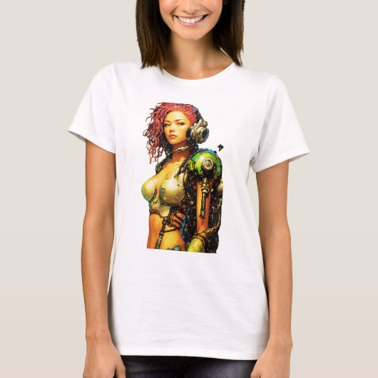 T-shirt Cyborg post-apocalyptique (Devant)