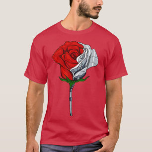 T-shirt Cyborg Rose Cyber esthétique