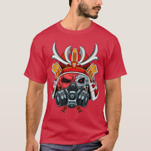 T-shirt Cyborg Samurai Guerrier Bushido Cyber esthétique