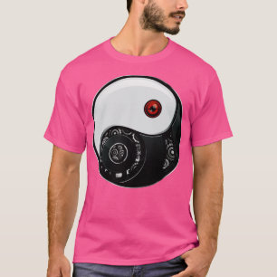 T-shirt Cyborg Ying Yang Yin Yang Cyber esthétique