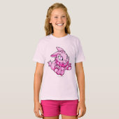 T-shirt Cybunny rose (Devant entier)