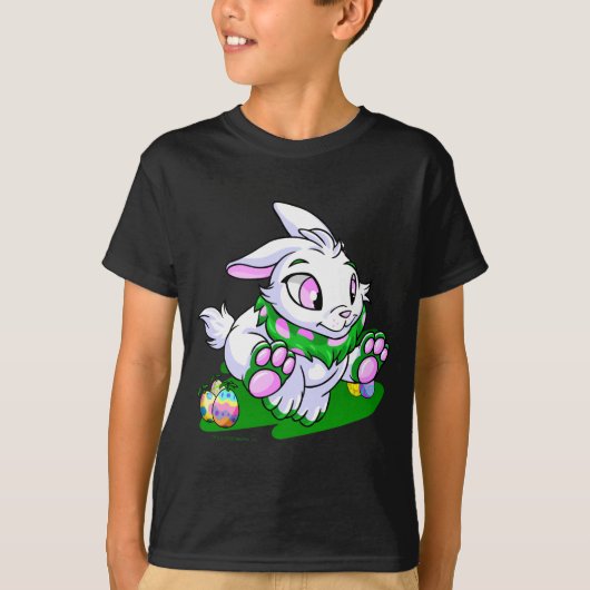 T-shirt Cybunny vert emballant par des neggs (Devant)