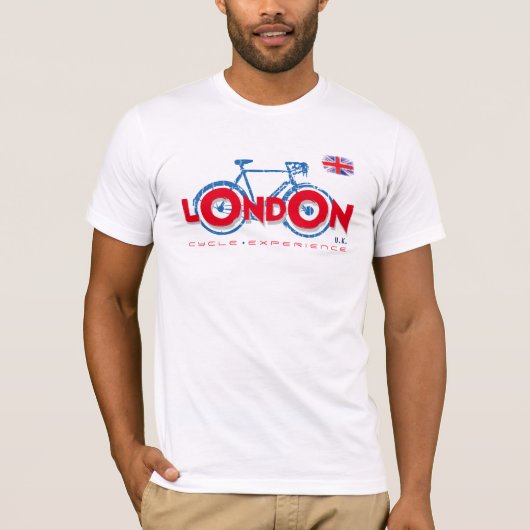 T-shirt Cycle britannique de Londres (Devant)