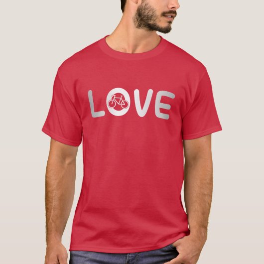 T-shirt cycle d'amour amis (Devant)