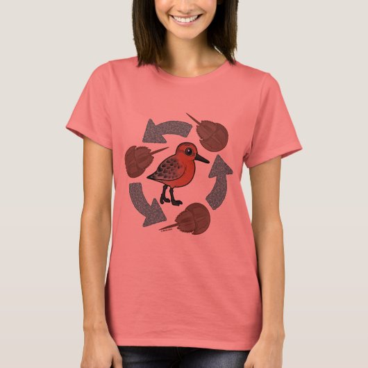 T-shirt Cycle de noeud de crabe (Devant)