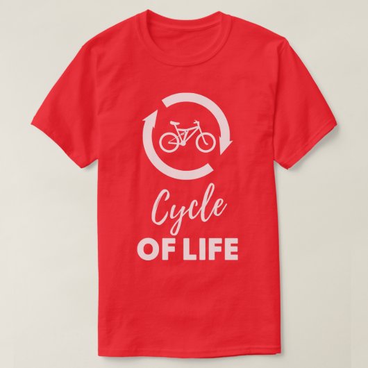 T-shirt Cycle de vie (Design devant)