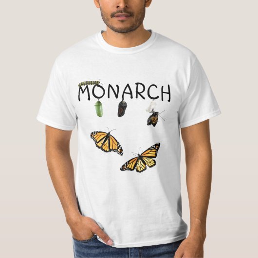 T-shirt Cycle de vie des adolescents des monarques (Devant)