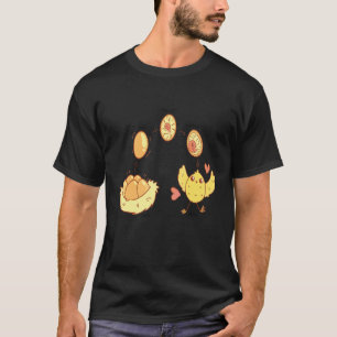 T-shirt cycle de vie des insectes poulet