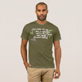 T-Shirt cycle de vie du papillon monarque (Devant entier)