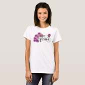 T-shirt Cycle et fleur (Devant entier)