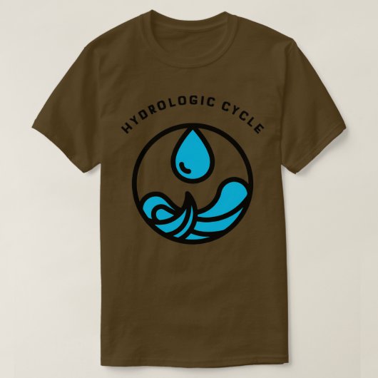 T-shirt Cycle hydrologique (Design devant)