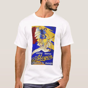 T-shirt Cycles d'Alcyon - art vintage de bicyclette
