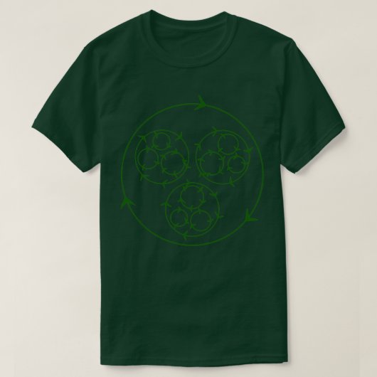 T-shirt Cycles de temps 1 (Design devant)