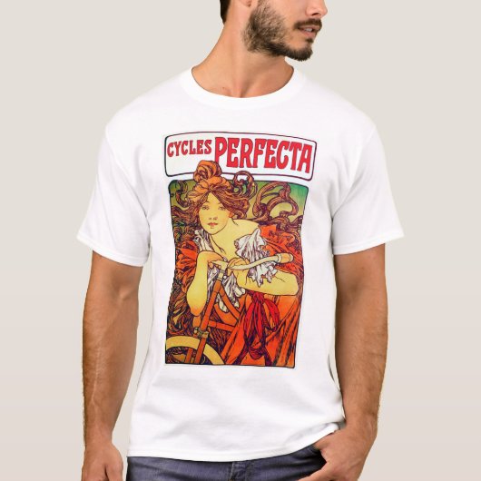 T-shirt Cycles Perfecta, Mucha (Devant)