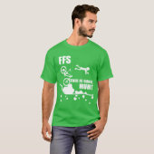 T-shirt Cycling Crash Funny Mountain Biking FFShis Is Gonn (Devant entier)