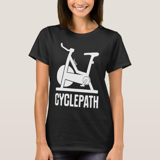 T-shirt Cycling Cyclepath  cyclists gym instructors (Devant)