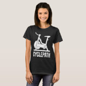 T-shirt Cycling Cyclepath  cyclists gym instructors (Devant entier)