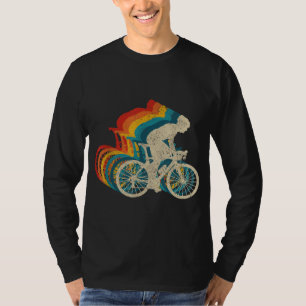 T-shirt Cycling Vintage Retro Road Bike Racing Cyclist Gif