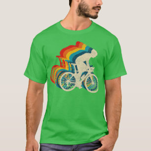 T-shirt Cycling Vintage Retro Road Bike Racing Cyclist Gif