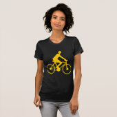 T-shirt Cyclisme - Ambre (Devant entier)