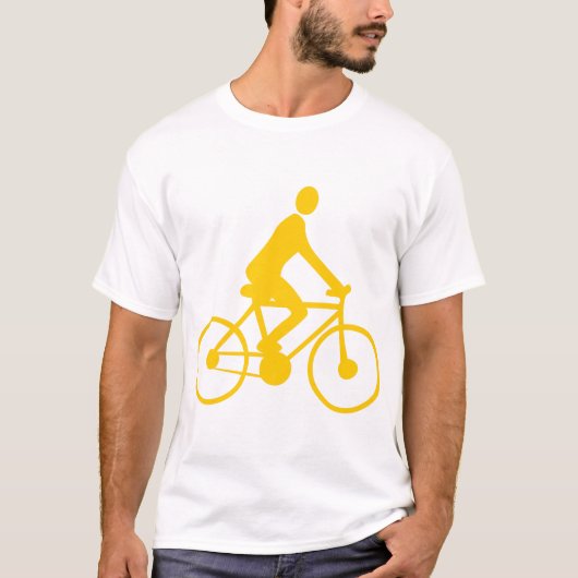 T-shirt Cyclisme - Ambre (Devant)