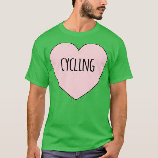 T-shirt Cyclisme Amour I Love Cycling Pride