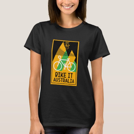 T-shirt Cyclisme Australie (Devant)